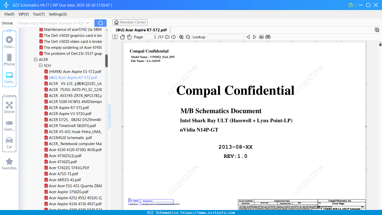 Laptop (╡еU) Acer Aspire R7-572